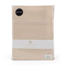 Joshua's Dream Purity 300 Satin Cream Flat Sheet