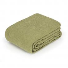 Joshua's Dream Floral Green Bedcover / Large Throw