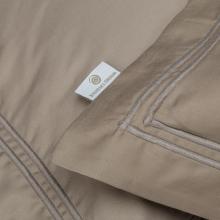 Joshua's Dream Purity 300 Satin Taupe Oxford Pillowcase