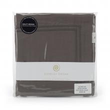 Joshua's Dream Purity 300 Satin Grey Oxford Pillowcase