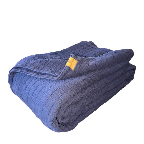 Joshua's Dream Palermo Navy Bedspread / Large Throw