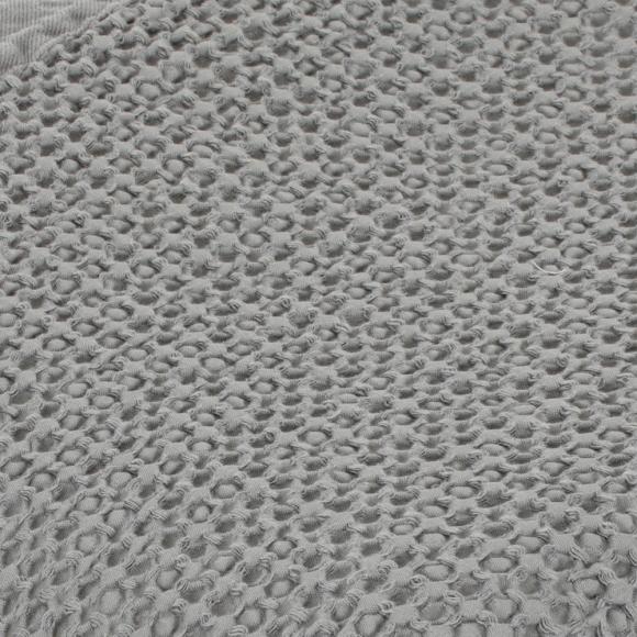 Joshua's Dream Waffle Dark Grey Bedcover / Large Throw