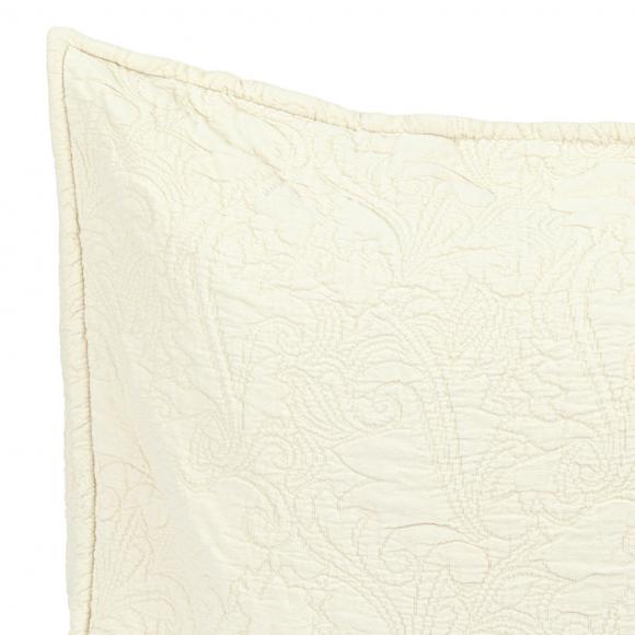 Joshua's Dream Floral Ivory Pillow Sham
