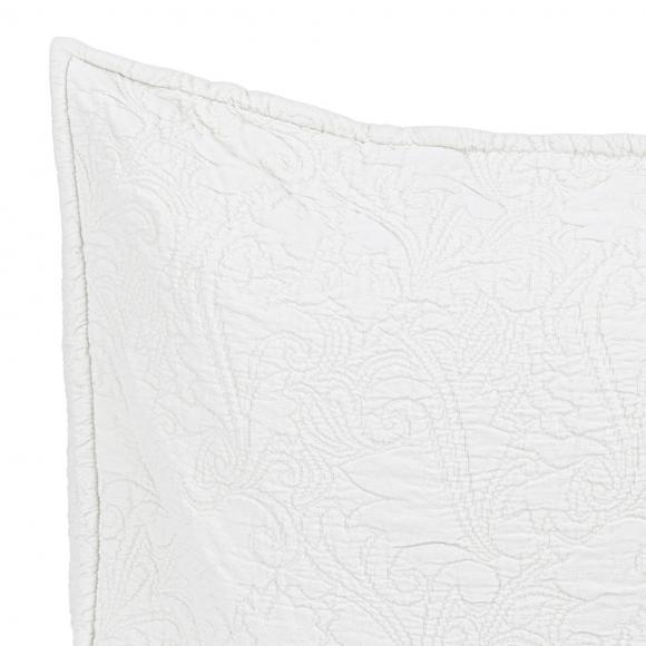 Joshua's Dream Floral White Pillow Sham