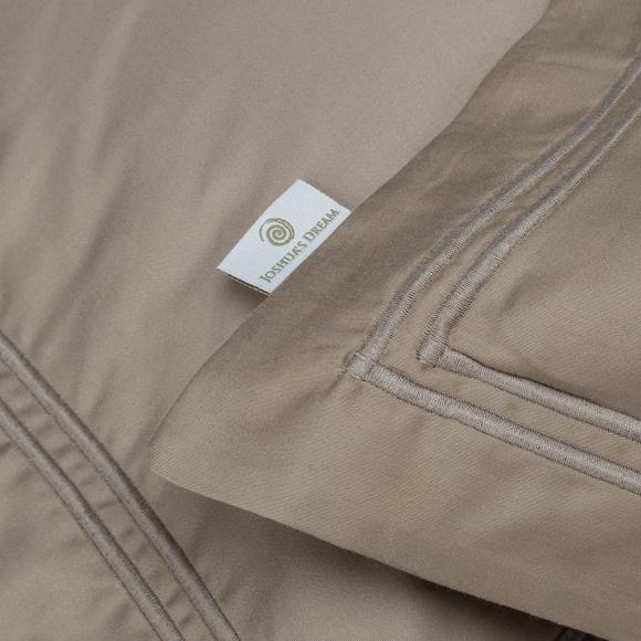 Joshua's Dream Purity 300 Satin Grey Oxford Pillowcase