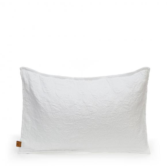 Joshua's Dream Floral Quilt White Pillow Sham
