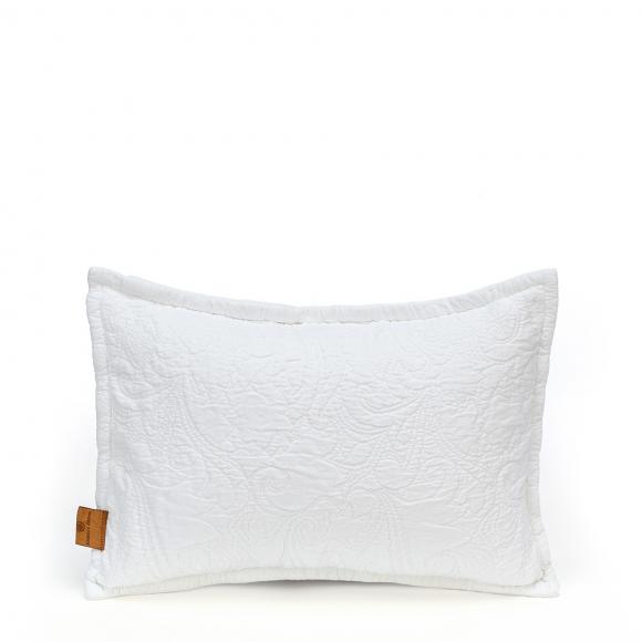 Joshua's Dream Floral Quilt White Cushion Case