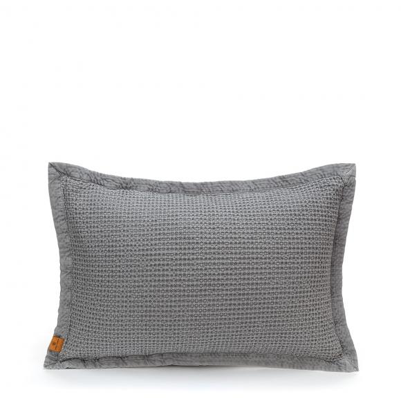 Joshua's Dream Waffle Dark Grey Pillow Sham